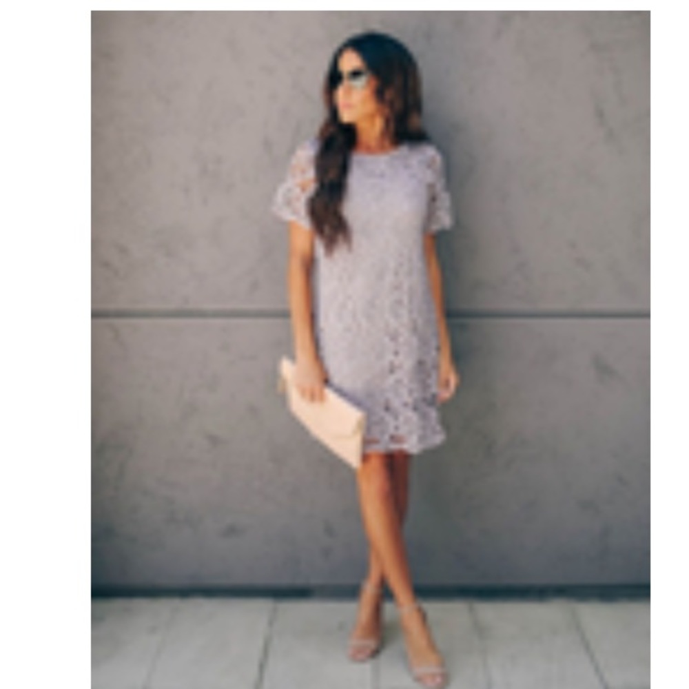NWT Crochet Lace Shift Dress! Size Medium